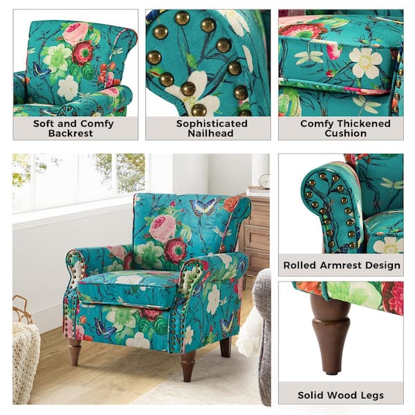 Creative Accent Chair - Rio Robins Egg Blue Creative Accent Chair - Rio Robins Egg Blue