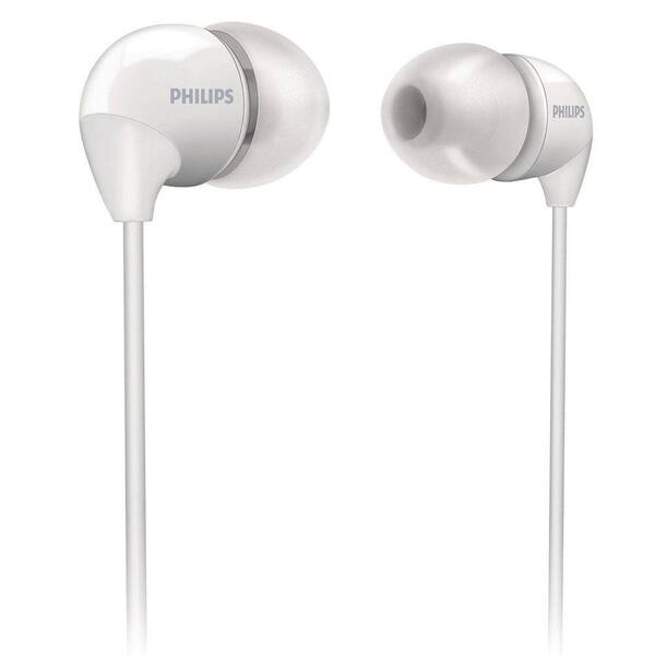 Philips In-Ear Headphones with Dynamic Bass - White-DISCONTINUED