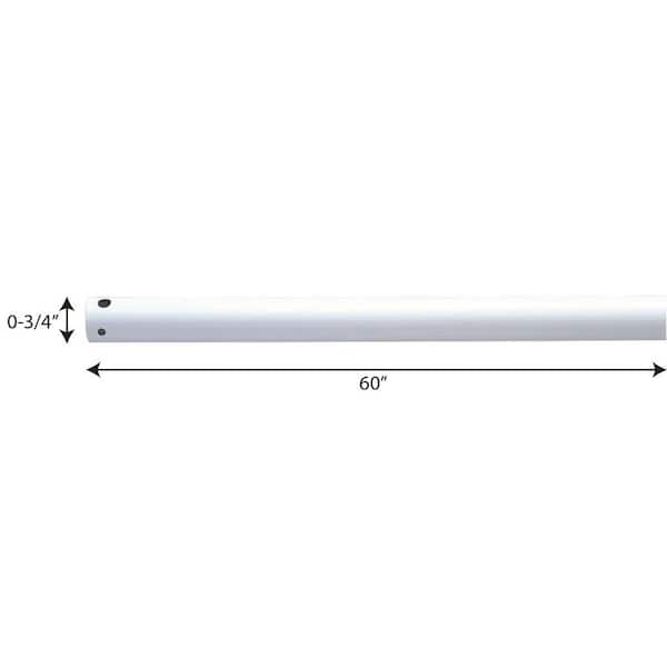 AirPro 60 in. White Extension Downrod AirPro 60 in. White Extension Downrod