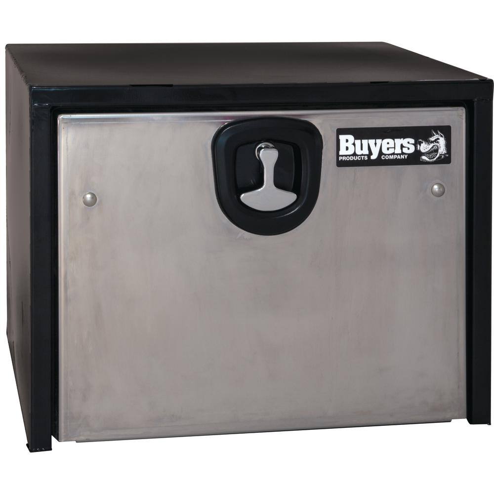 Buyers Products Black Steel Underbody Truck Box w/Stainless Steel Door 18x18x30 Inch 1702703 