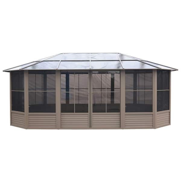 Florence Solarium 12 ft. x 18 ft. in Sand