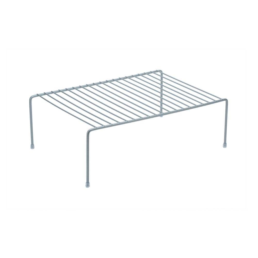 Kitchen Details Large Kitchen Shelf Organizer in Grey