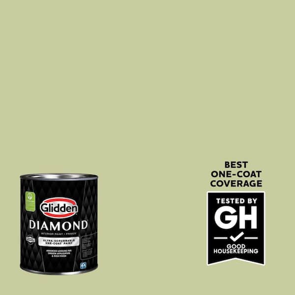 Glidden Diamond 1 qt. PPG1119-4 Dancing Kite Flat Interior Paint with Primer