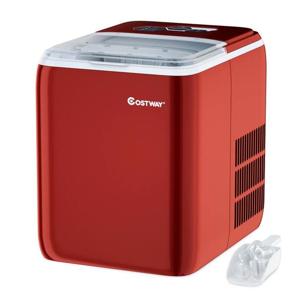 Costway 10.5 in. 44 lbs./24Hour Portable Ice Maker SelfClean with