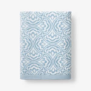 Blue Company Cotton Gingko Jacquard Light Bath Towel