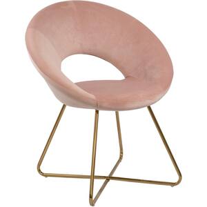 salmon pink accent chair