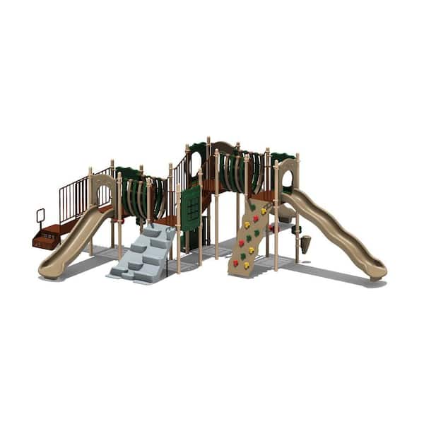UPlay Today Big Sky (Natural) Commercial Playset with Ground Spike