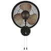 Hampton Bay Henton 18 in. 3-Speed Oscillating Wall Fan