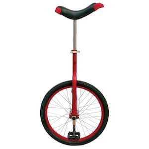 Red 20 in. Unicycle with Alloy Rim