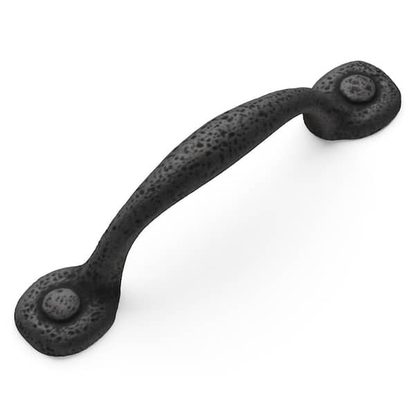Hickory Hardware Maniglia Per Elettrodomestico Da 20,3 Cm Collezione Rustic Refined - Ferro Nero P3006-BI