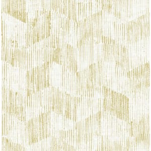 Demi Yellow Distressed Strippable Non Woven Wallpaper