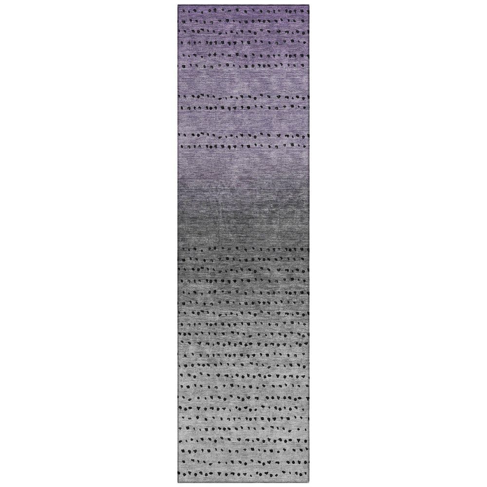 Chantille Machine Washable Indoor/Outdoor Abstract ACN2009 Purple 2 ft. 3 in. x 7 ft. 6 in. Runner Rug price history on PriceWatchPro