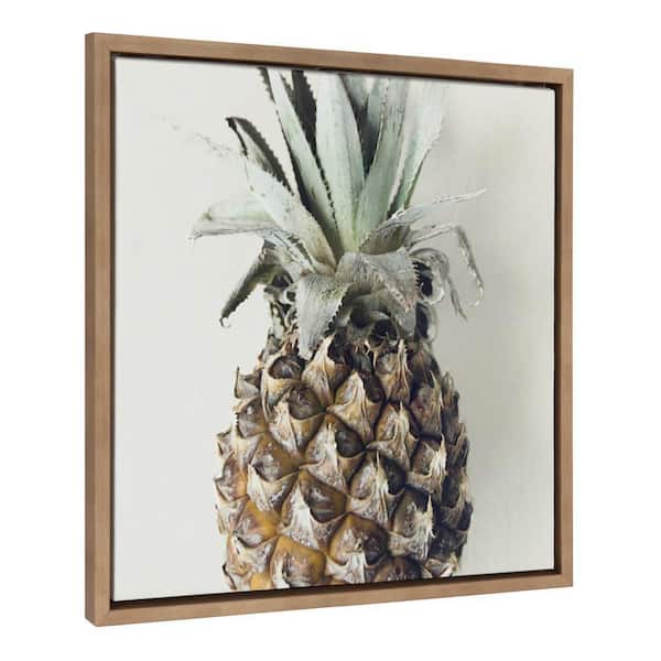 Sylvie "Solo Pineapple" by Emiko and Mark Franzen of F2Images Gold Framed Art Print 22 in. x 22 in.