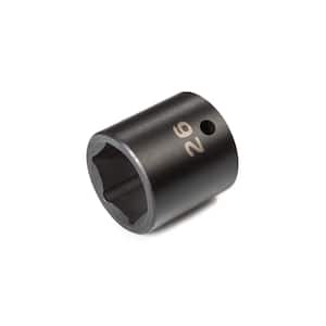 1/2 in. Drive x 26 mm 6-Point Impact Socket