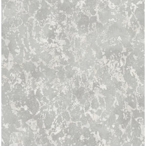 Imogen Light Grey Faux Marble Paper Strippable Roll (Covers 56.4 sq. ft.)
