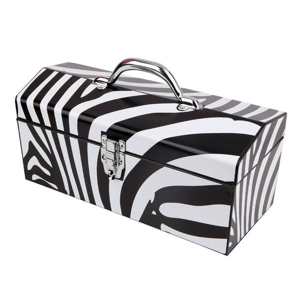 Sainty International 16 in. Zebra Art Tool Box