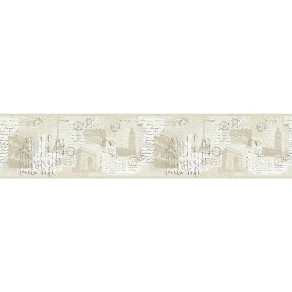 York Wallcoverings American Classics Photo Collage Wallpaper Border