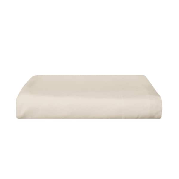 Delara 1-Piece Fog, Solid 100% Eucalyptus Lyocell Tencel, Twin (74 in. x 105 in.),Smooth and Breathable,Super Soft,Flat Sheet