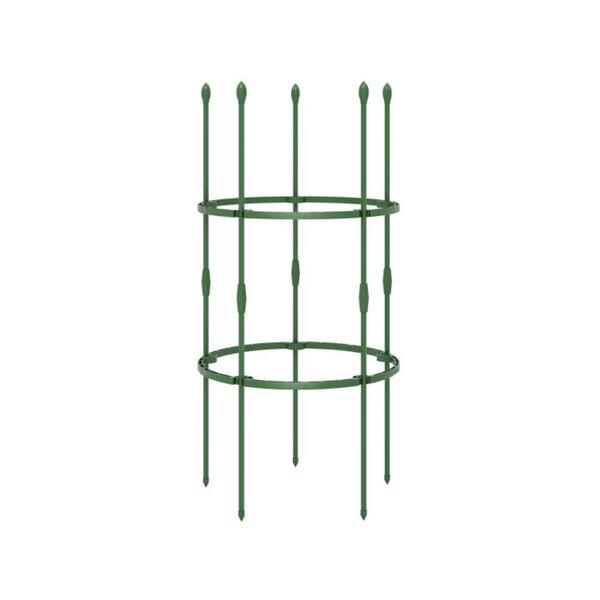Amucolo 3-Pack 40 in. H Garden Trellis Plant Support Stands with Clips and Ties