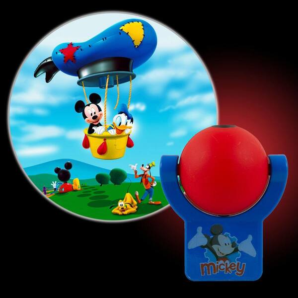 Projectables Disney Mickey Mouse Club House Plug-In LED Night Light