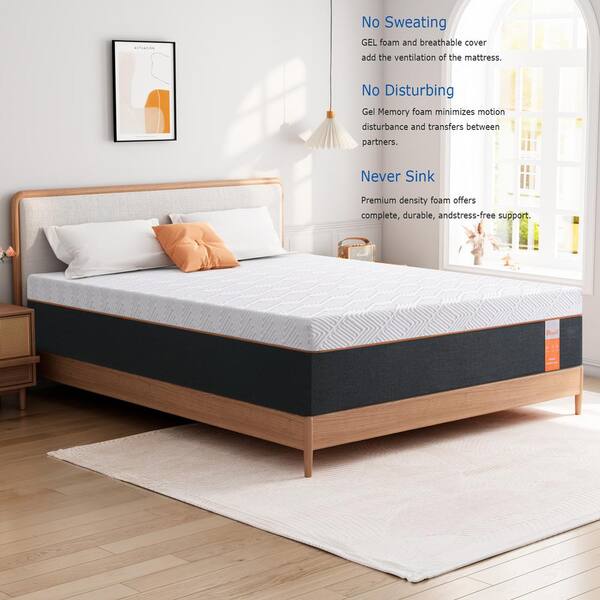 Potctz 8 in. Full Medium Memory Foam Tight Top Mattress,Proper Support  HD-KFTC-008F - The Home Depot