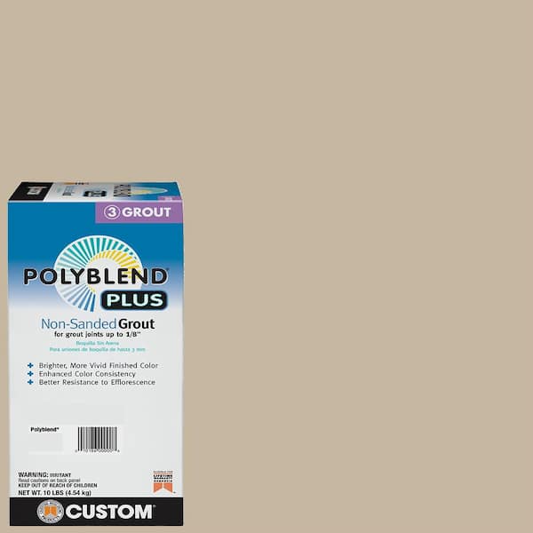 Custom Building Products Polyblend Plus #172 Urban Putty 10 lb. Unsanded Grout