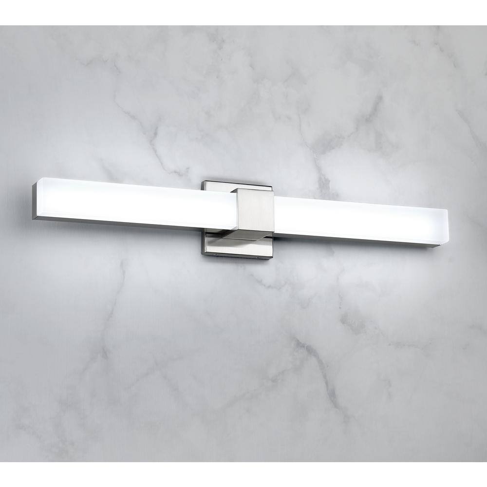 26" Brushed Nickel LED Bathroom Vanity Light