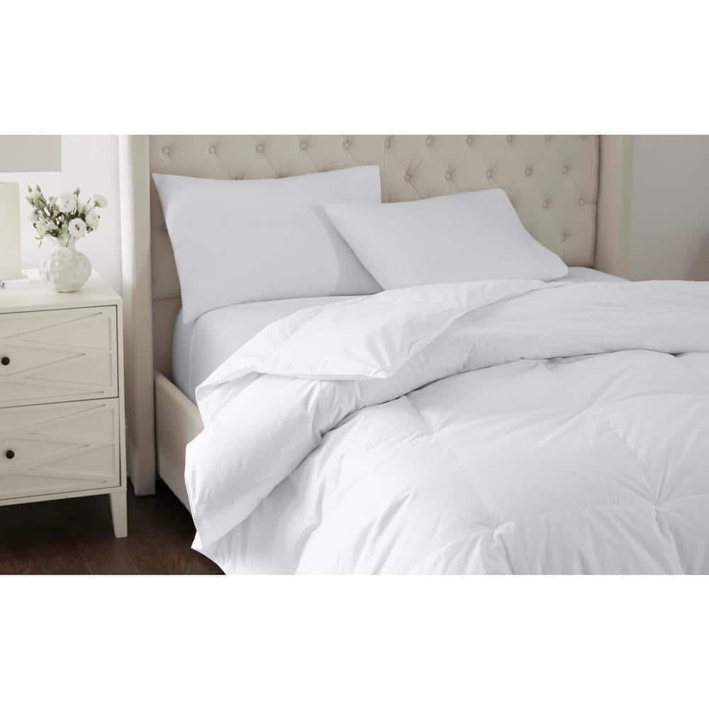 Home Decorators Collection Medium Weight White King Down Comforter  HOM500CO60K - The Home Depot