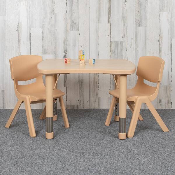 Carnegy Avenue 23.75 in. Natural Kids Table CGA-YU-443198-NA-HD