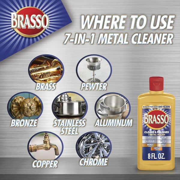 Brasso 8 oz. Metal Polish (8-Pack) 26600-89334-8 - The Home Depot