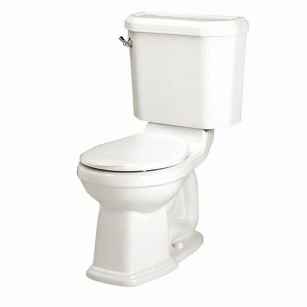 American Standard Portsmouth Champion 4 2-piece 1.6 GPF Right Height Round Toilet in White