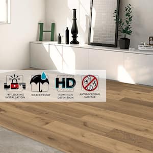 Take Home Sample - Pure Rigid Core Waterproof Plank Flooring 5 in. W x 7 in. L