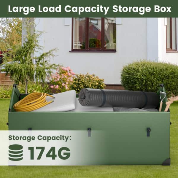 Kadehome 174 Gal. Detachable Deck Box Portable Waterproof Storage