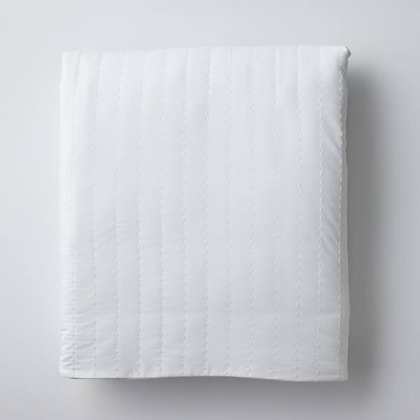 The Company Store LaCrosse White Standard Quilted 15 lb. Weighted