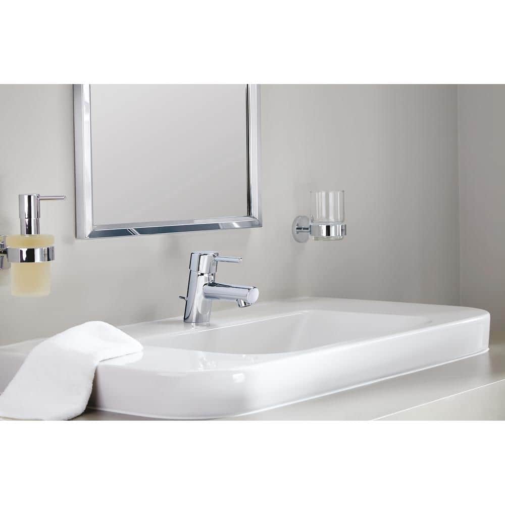 Sleek StarLight Chrome Single-Handle Bathroom Faucet with EcoJoy