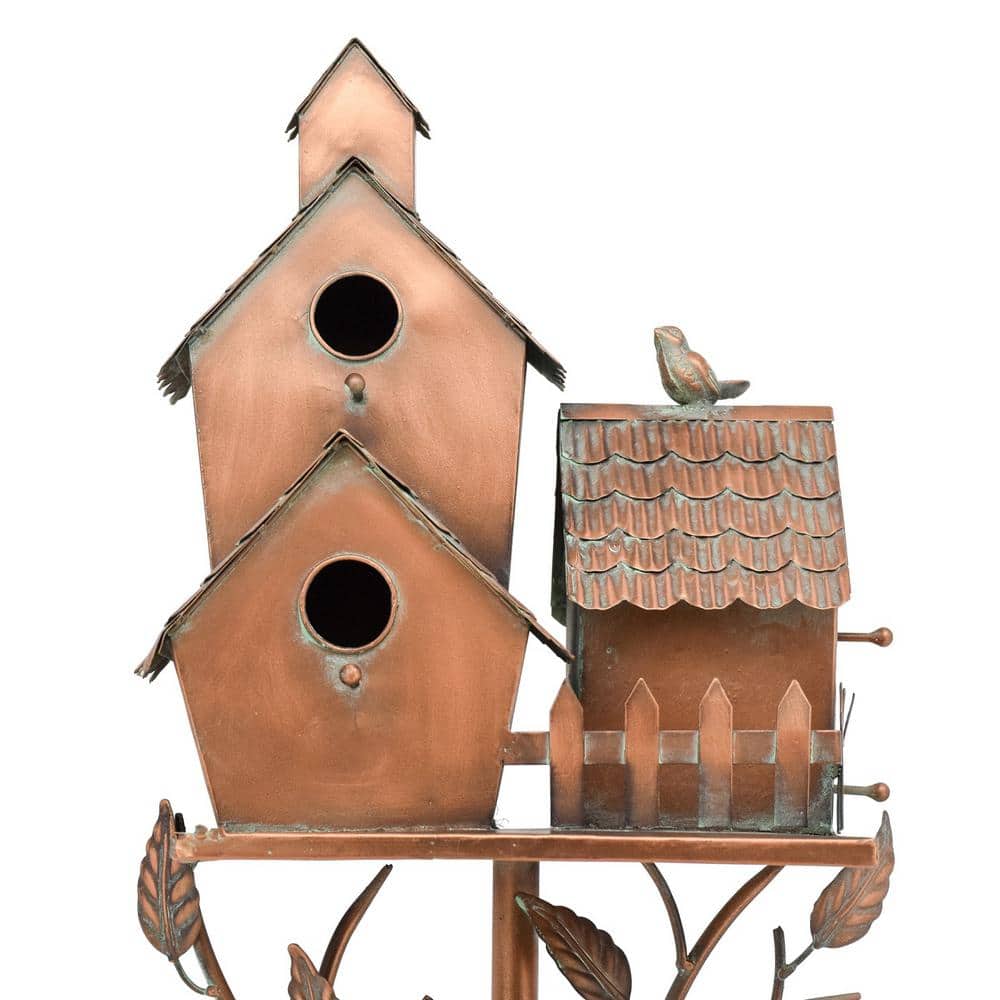 New Britain Country Style Iron Birdhouse Stake
