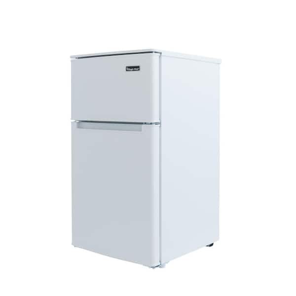 Magic Chef 3.1 cu. ft. 2-Door Mini Refrigerator in Stainless Steel