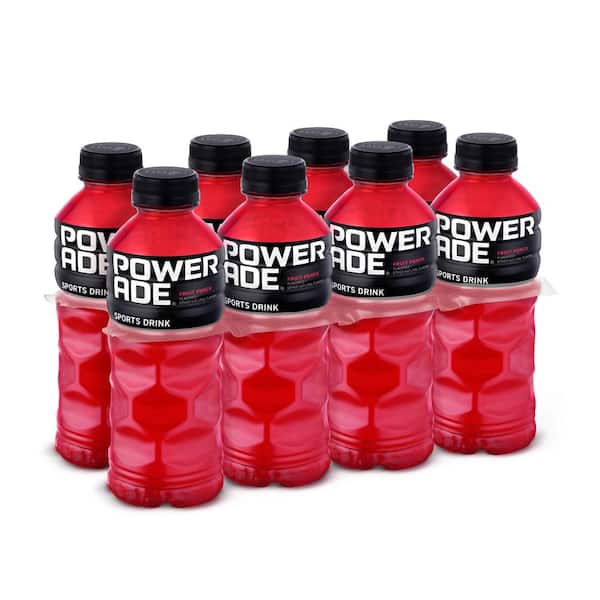 Powerade POWERADE Fruit Punch Bottles, 20 fl. oz., 8 Pack 853158 - The Home  Depot