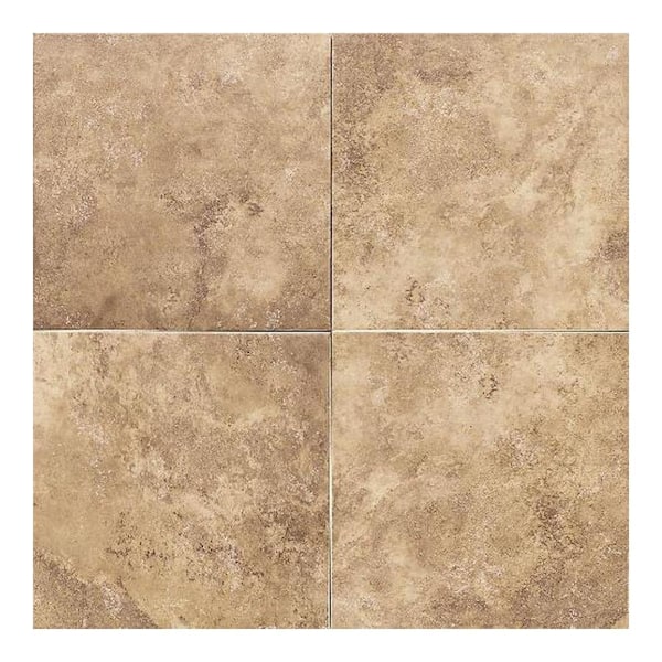 Daltile Salerno Marrone Chiaro 12 in. x 12 in. Glazed Ceramic Floor and Wall Tile (11 sq. ft. / case)