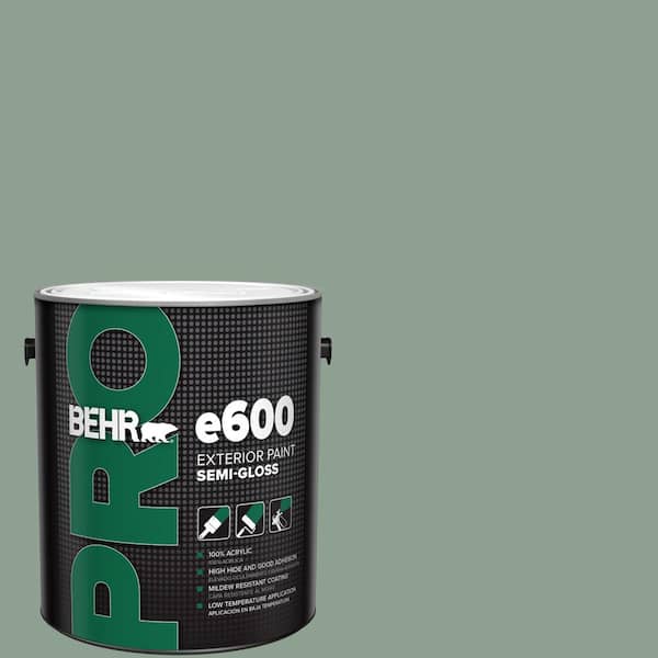 BEHR PRO 1 gal. #ECC-52-3 Hillside View Semi-Gloss Exterior Paint