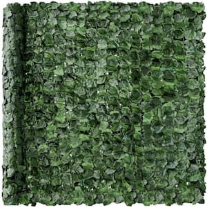 94 in. x 59 in. Artificial Faux Ivy Arrangement Hedge Privacy Fence for Garden, Yard