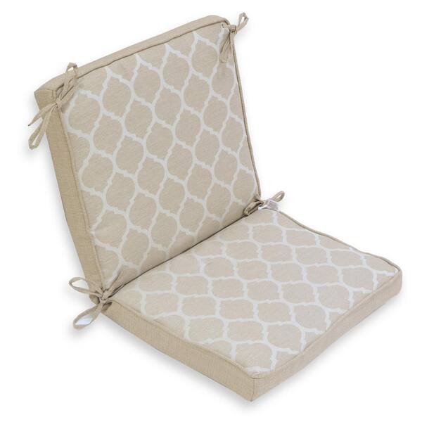 hampton bay mid back dining chair cushion