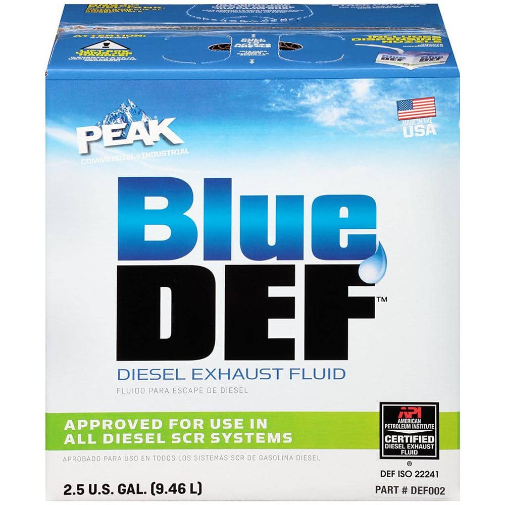 BlueDEF 2.5 Gal. Diesel Exhaust Fluid DEF DEF   The Home Depot