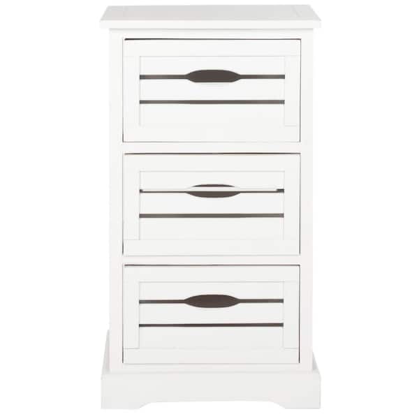 SAFAVIEH Samara Rustic White/Cream End Table