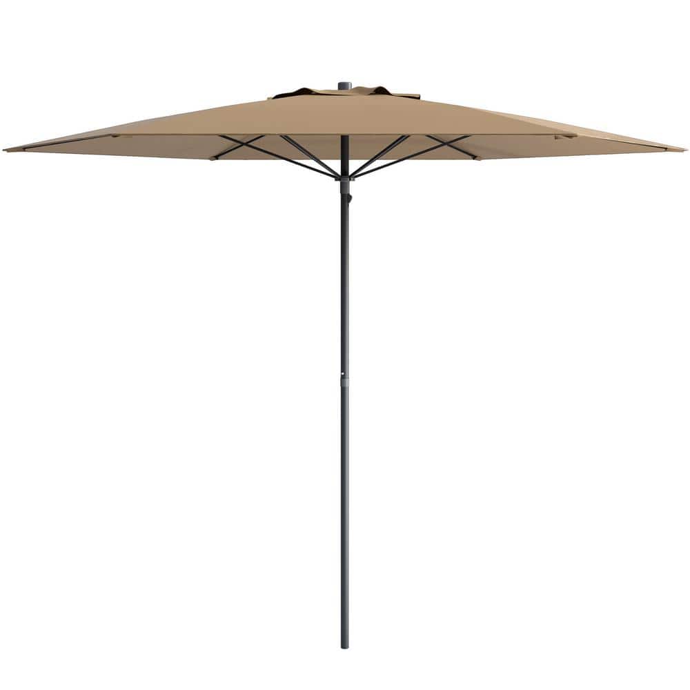 7.5 ft Sandy Brown UV Resistant Beach Patio Umbrella