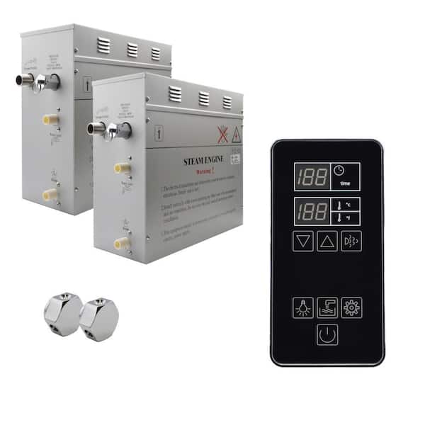 Superior SteamPoint 18kW Steam Bath Generators, Self-Draining with Digital Keypad in Black