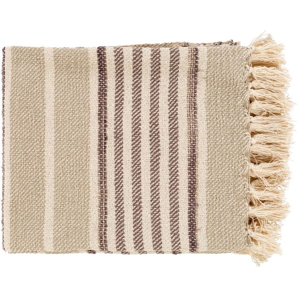 Artistic Weavers Beckett Khaki Throw Blanket