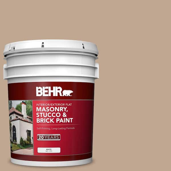 5 gal. #MS-23 Sequoia Flat Interior/Exterior Masonry, Stucco and Brick Paint