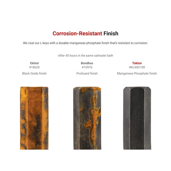 TEKTON 15 mm Flat End Hex L-Key KLX22150 - The Home Depot