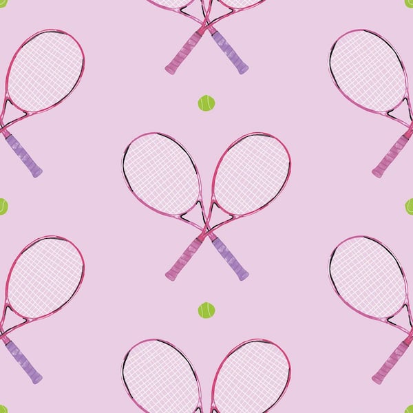 RoomMates 40-Love Pink Peel and Stick Wallpaper